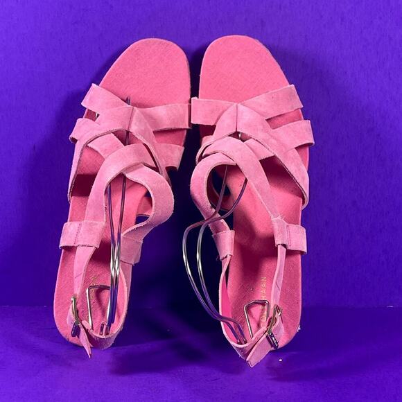 Cole Haan Women's Crystal Wedge Pink Sandals W25389 Shoe Size 10 -NEW - Picture 5 of 8